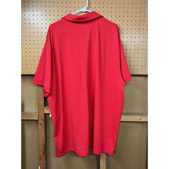 Maryland Terrapins Under Armour Men's Golf Polo Shirt Red Size 4XL - Picture 3 of 3